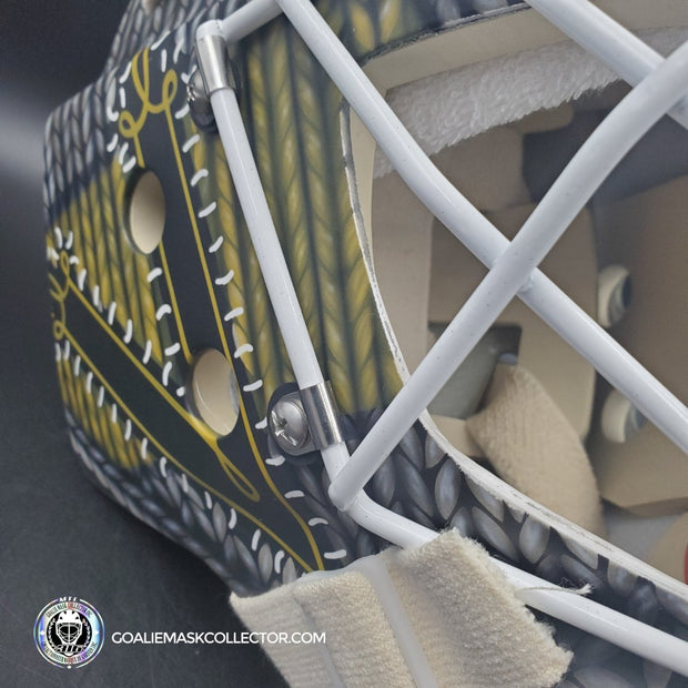 Adin Hill Goalie Mask Unsigned 2024 Las Vegas Winter Classic Tribute