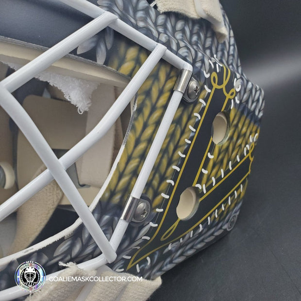 Adin Hill Goalie Mask Unsigned 2024 Las Vegas Winter Classic Tribute