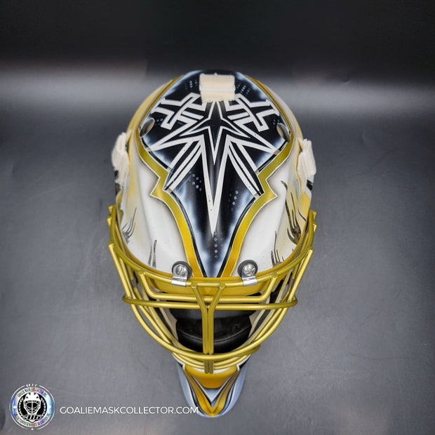 Adin Hill Goalie Mask Unsigned 2025 Las Vegas "Western Cowboy" Tribute