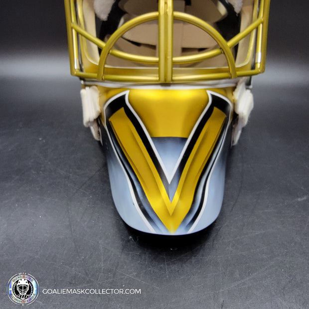 Adin Hill Goalie Mask Unsigned 2025 Las Vegas "Western Cowboy" Tribute