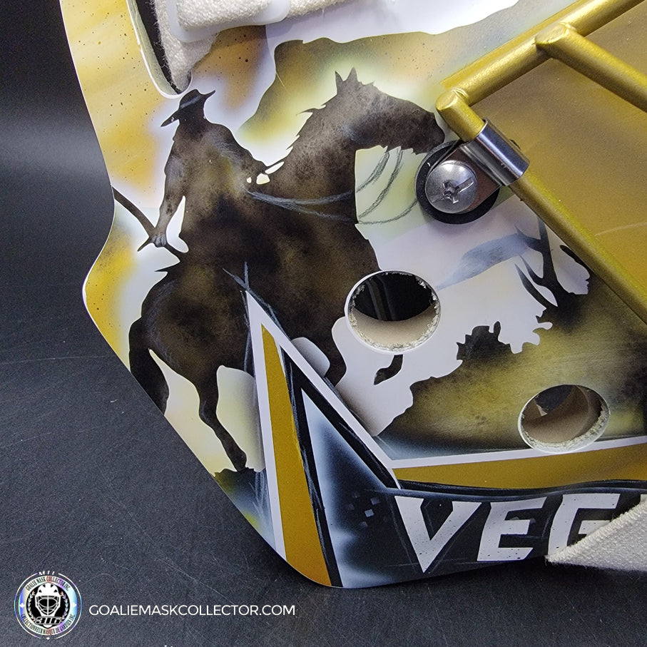 Adin Hill Goalie Mask Unsigned 2025 Las Vegas 