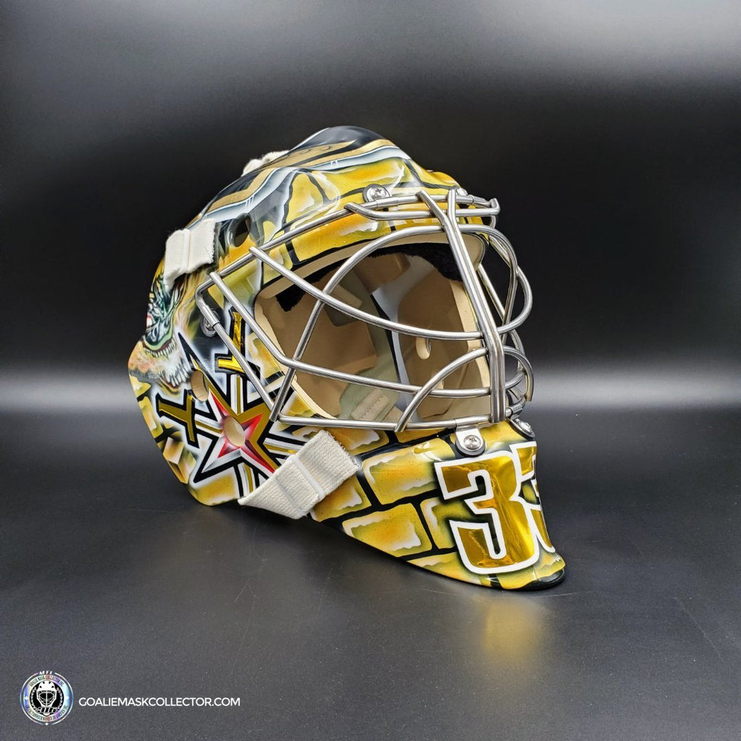 Adin Hill Goalie Mask Unsigned V1 2023 Las Vegas Cup Tribute