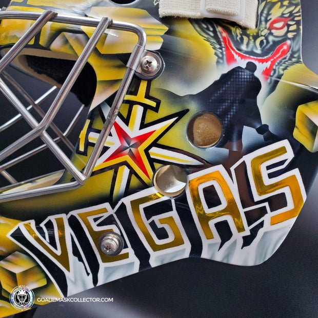 Adin Hill Goalie Mask Unsigned V1 2023 Las Vegas STANLEY CUP Tribute
