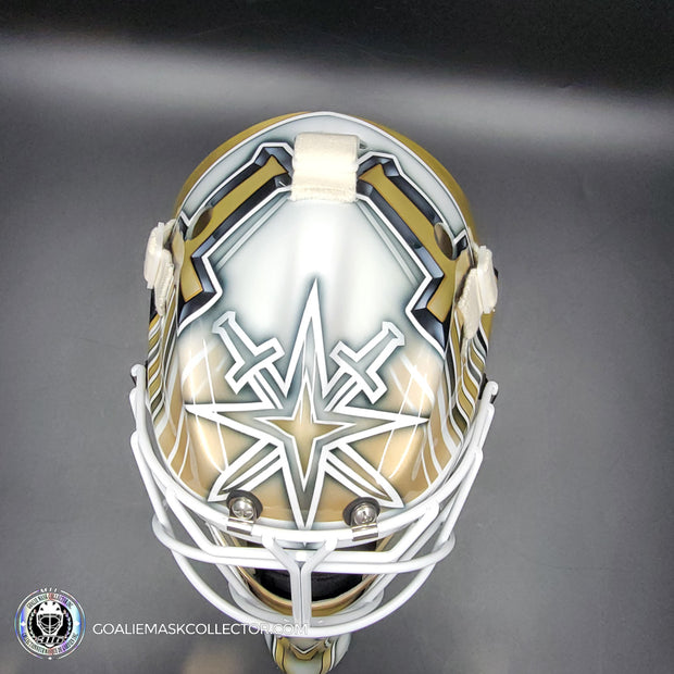 Adin Hill Goalie Mask Unsigned V1 2024 Las Vegas Tribute