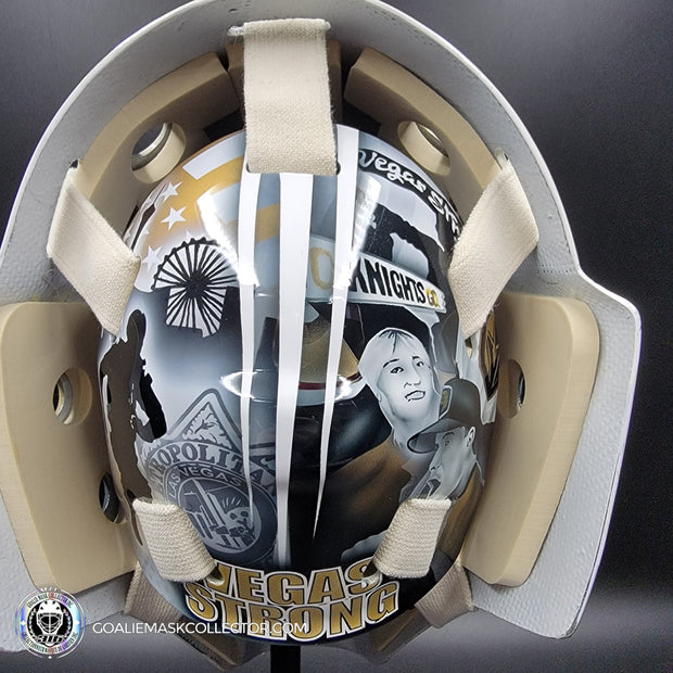 Adin Hill Goalie Mask Unsigned V1 2024 Las Vegas Tribute