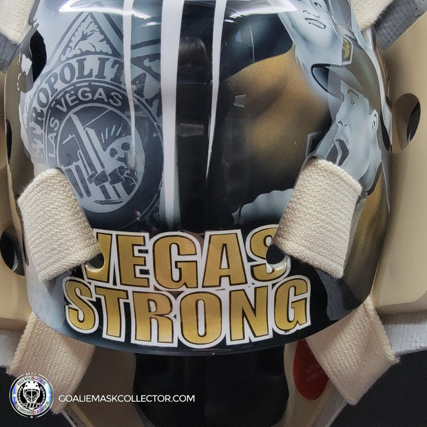Adin Hill Goalie Mask Unsigned V1 2024 Las Vegas Tribute