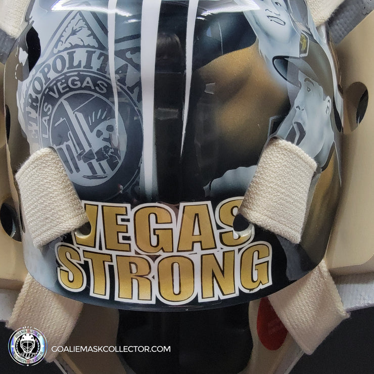 Adin Hill Goalie Mask Unsigned V1 2024 Las Vegas Tribute