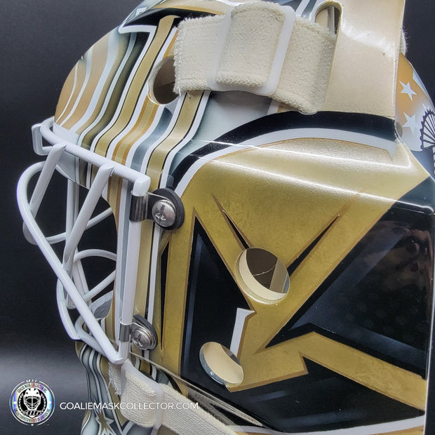 Adin Hill Goalie Mask Unsigned V1 2024 Las Vegas Tribute