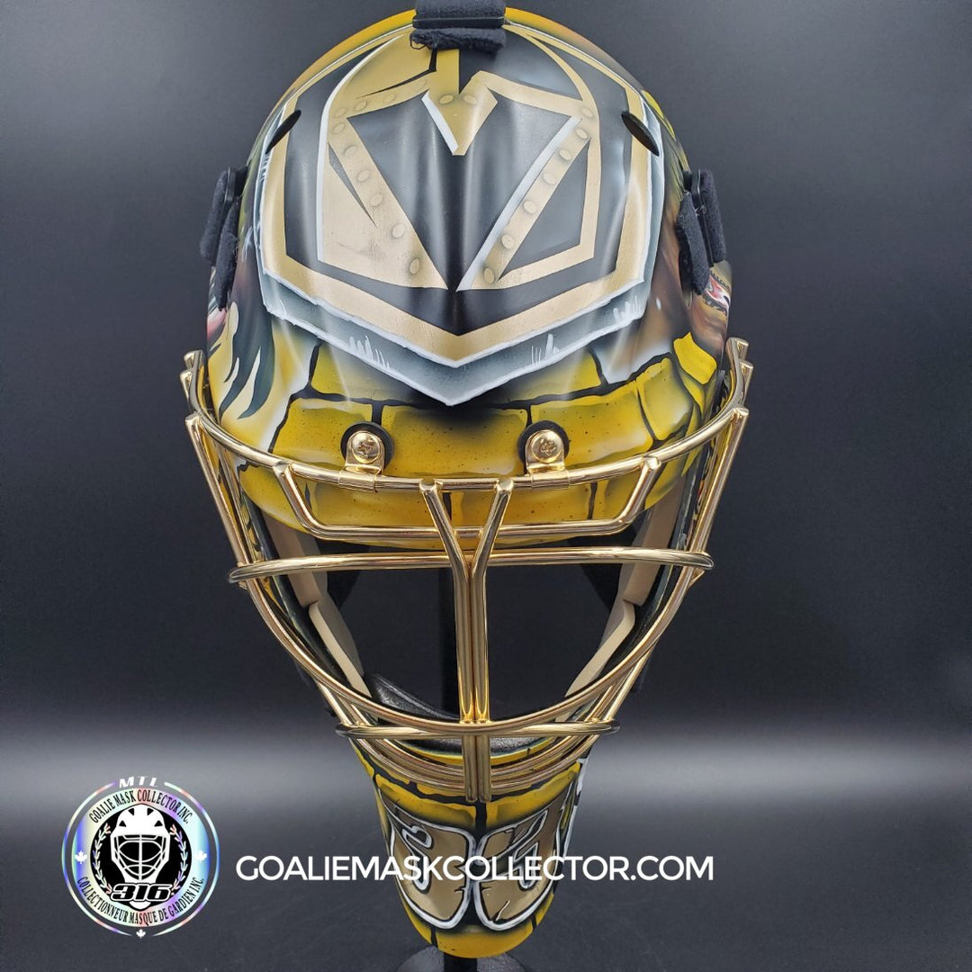 Adin Hill Goalie Mask Unsigned V2 Matte 2023 Las Vegas Cup Tribute