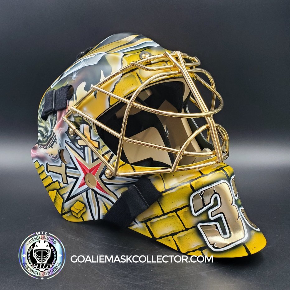 Adin Hill Goalie Mask Unsigned V2 Matte 2023 Las Vegas Cup Tribute