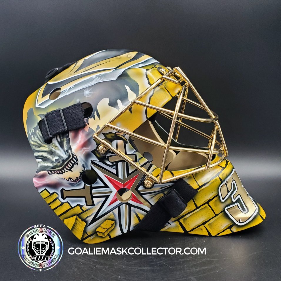 Adin Hill Goalie Mask Unsigned V2 Matte 2023 Las Vegas Cup Tribute