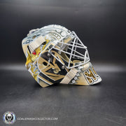 Adin Hill Goalie Mask Unsigned V4 2023 Las Vegas CUP Edition Game 3 Alien + WHITE Grill Tribute