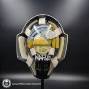 Adin Hill Goalie Mask Unsigned V4 2023 Las Vegas CUP Edition Game 3 Alien + WHITE Grill Tribute