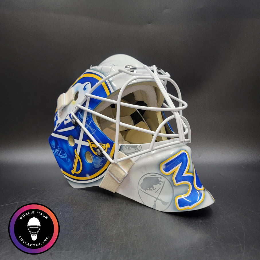 Alex Lyon Goalie Mask Unsigned 2026 Buffalo HASEK Tribute