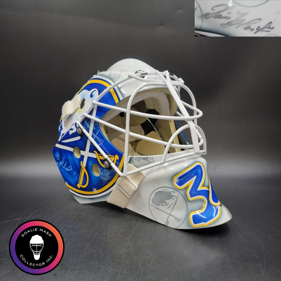 Alex Lyon Signed Goalie Mask 2026 Buffalo SIGNED BY DOMINIK HASEK Signature Edition Autographed Tribute