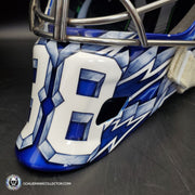 Andrei Vasilevskiy Goalie Mask "Game Ready" Pro Return 2022 Tampa Bay Lightning Sylabrush Painted on Bauer NME ONE Shell AS-02792 - SOLD