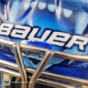 Andrei Vasilevskiy Goalie Mask Game Worn 2022-23 Tampa Bay Lightning Sylabrush Painted on Bauer Shell - 1st Half of Season Photomatched AS-02840