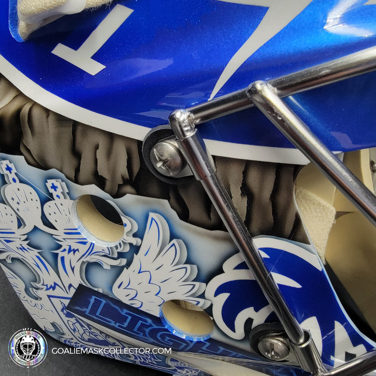 Andrei Vasilevskiy Signed Goalie Mask Tampa Bay 2024 Playoffs Signature Edition Autographed