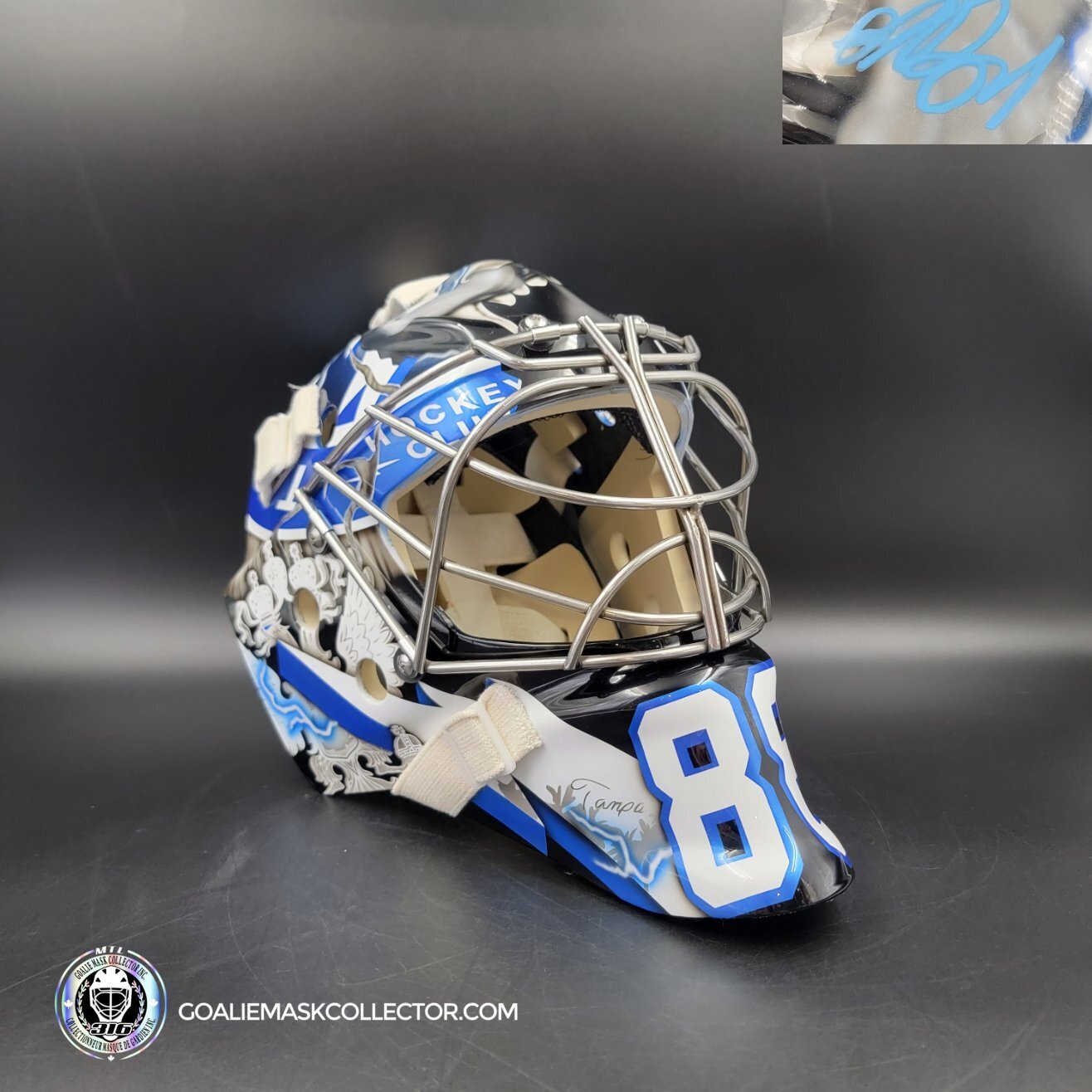 Andrei Vasilevskiy Signed Goalie Mask Tampa Bay 2024 Third 3rd