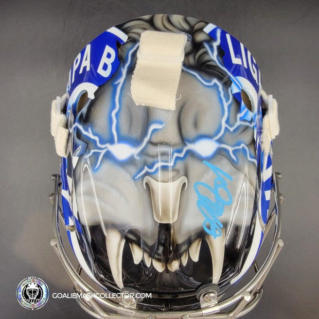Andrei Vasilevskiy Signed Goalie Mask Tampa Bay 2024 Third 3rd Black Jersey Signature Edition Autographed