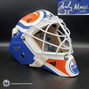 Andy Moog Signed Goalie Mask Autographed Edmonton Signature Edition