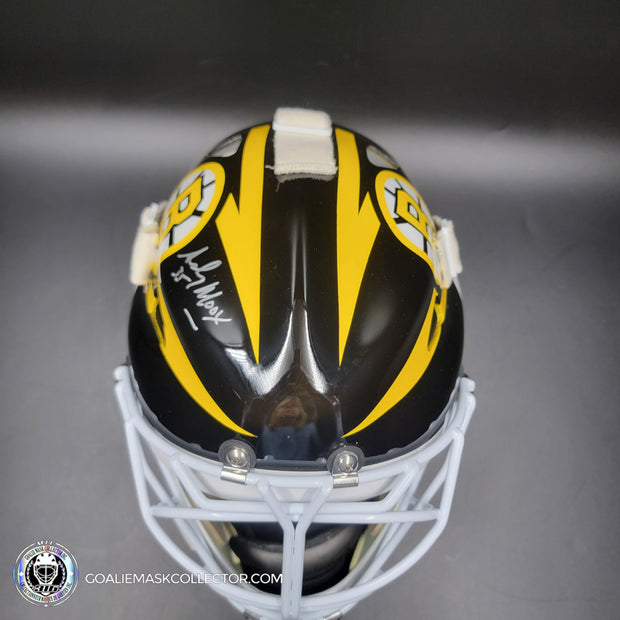 Andy Moog Signed Goalie Mask Boston V2 Signature Edition Autographed Tribute