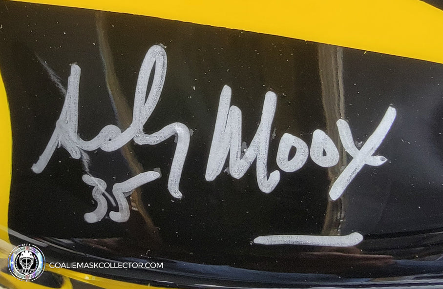 Andy Moog Signed Goalie Mask Boston V2 Signature Edition