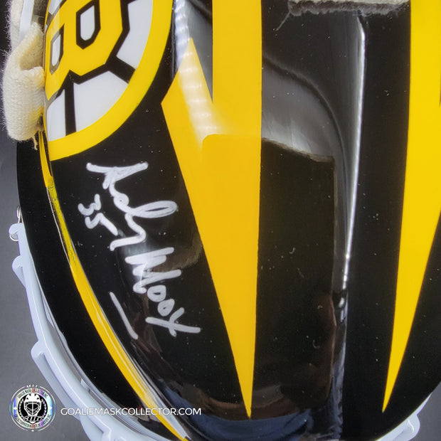 Andy Moog Signed Goalie Mask Boston V2 Signature Edition Autographed Tribute