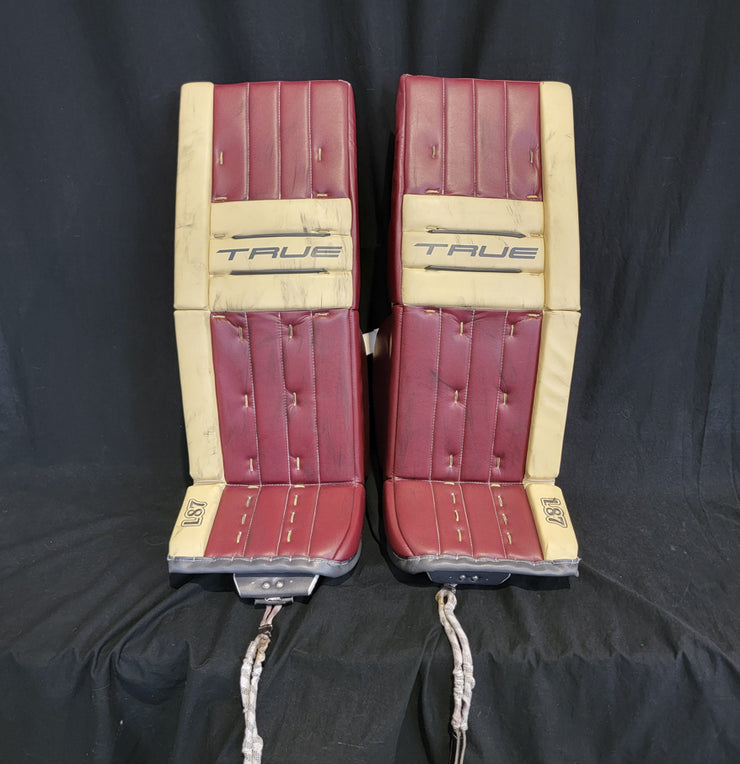 Ann-Renee Desbiens Game Used Goalie Pads 2023-24 Victoire De Montreal Inaugural Season Worn True Set Pads + Glove + Blocker Signed and Inscribed AS-03302