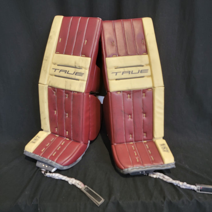 Ann-Renee Desbiens Game Used Goalie Pads 2023-24 Victoire De Montreal Inaugural Season Worn True Set Pads + Glove + Blocker Signed and Inscribed AS-03302