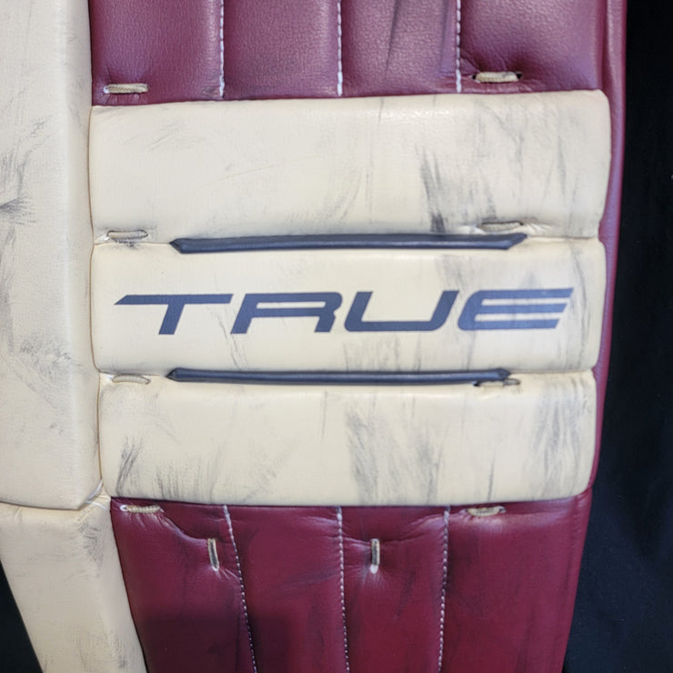 Ann-Renee Desbiens Game Used Goalie Pads 2023-24 Victoire De Montreal Inaugural Season Worn True Set Pads + Glove + Blocker Signed and Inscribed AS-03302