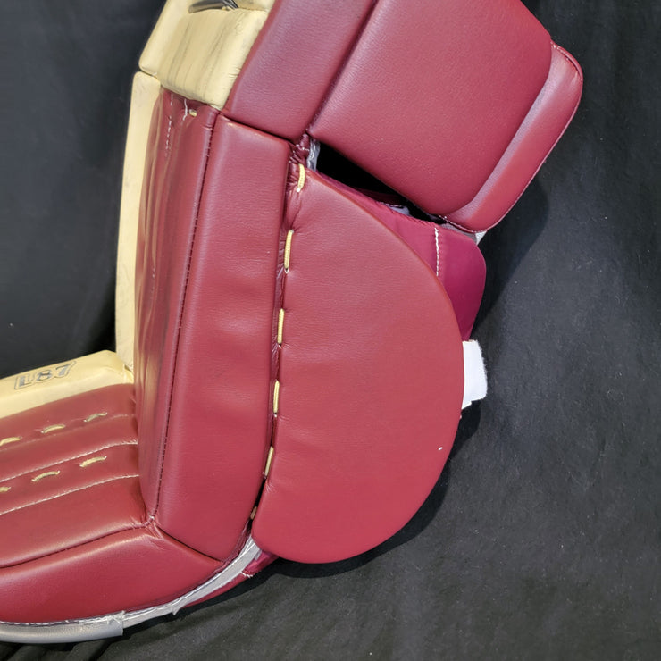 Ann-Renee Desbiens Game Used Goalie Pads 2023-24 Victoire De Montreal Inaugural Season Worn True Set Pads + Glove + Blocker Signed and Inscribed AS-03302