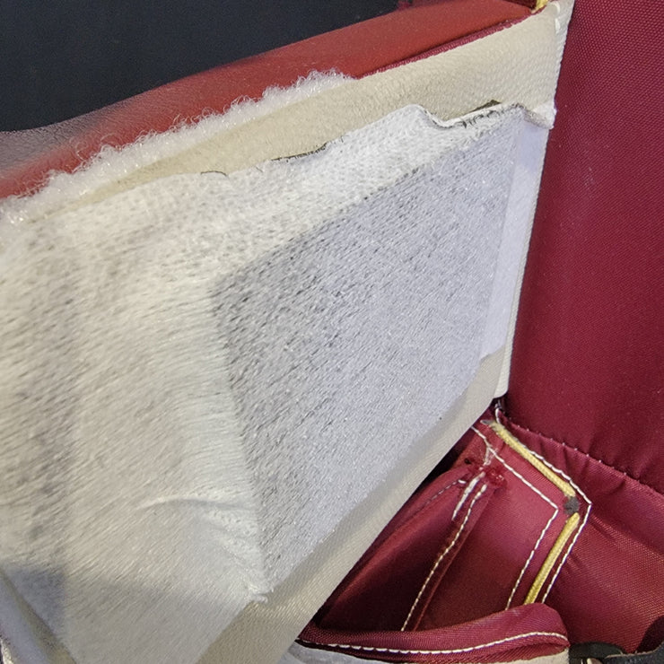 Ann-Renee Desbiens Game Used Goalie Pads 2023-24 Victoire De Montreal Inaugural Season Worn True Set Pads + Glove + Blocker Signed and Inscribed AS-03302