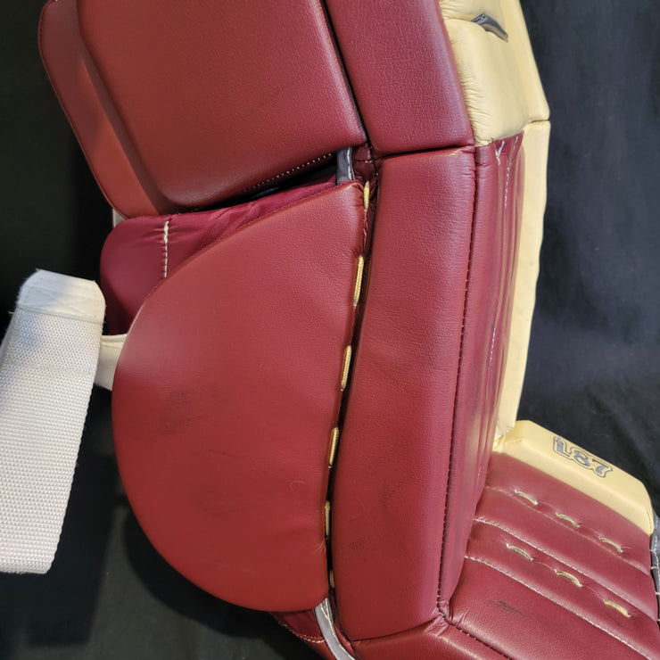 Ann-Renee Desbiens Game Used Goalie Pads 2023-24 Victoire De Montreal Inaugural Season Worn True Set Pads + Glove + Blocker Signed and Inscribed AS-03302