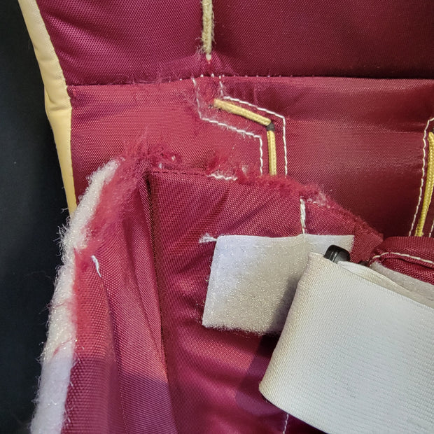 Ann-Renee Desbiens Game Used Goalie Pads 2023-24 Victoire De Montreal Inaugural Season Worn True Set Pads + Glove + Blocker Signed and Inscribed AS-03302
