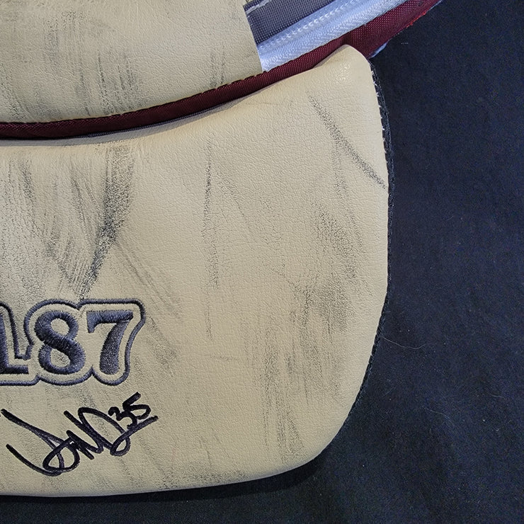 Ann-Renee Desbiens Game Used Goalie Pads 2023-24 Victoire De Montreal Inaugural Season Worn True Set Pads + Glove + Blocker Signed and Inscribed AS-03302