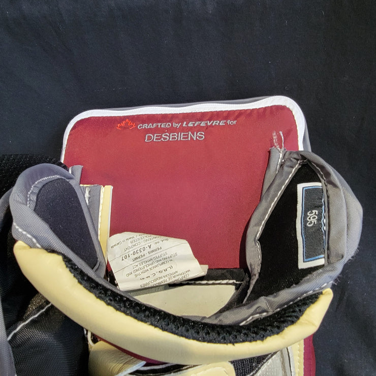 Ann-Renee Desbiens Game Used Goalie Pads 2023-24 Victoire De Montreal Inaugural Season Worn True Set Pads + Glove + Blocker Signed and Inscribed AS-03302