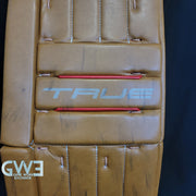 Ann-Renee Desbiens Game Used Goalie Pads 2023 Team Canada World Championship Silver Medal Winning Worn True Set Pads + Glove + Blocker Signed and Inscribed AS-03301