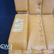 Ann-Renee Desbiens Game Used Goalie Pads 2023 Team Canada World Championship Silver Medal Winning Worn True Set Pads + Glove + Blocker Signed and Inscribed AS-03301