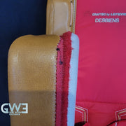 Ann-Renee Desbiens Game Used Goalie Pads 2023 Team Canada World Championship Silver Medal Winning Worn True Set Pads + Glove + Blocker Signed and Inscribed AS-03301
