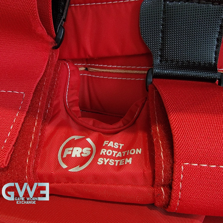 Ann-Renee Desbiens Game Used Goalie Pads 2023 Team Canada World Championship Silver Medal Winning Worn True Set Pads + Glove + Blocker Signed and Inscribed AS-03301