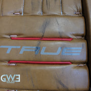 Ann-Renee Desbiens Game Used Goalie Pads 2023 Team Canada World Championship Silver Medal Winning Worn True Set Pads + Glove + Blocker Signed and Inscribed AS-03301