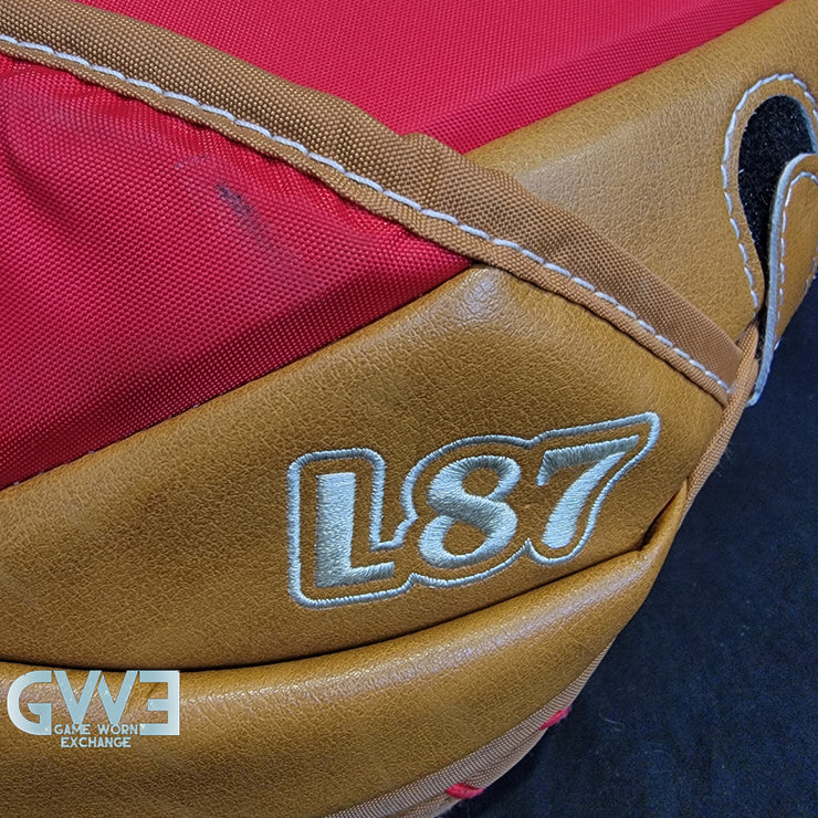 Ann-Renee Desbiens Game Used Goalie Pads 2023 Team Canada World Championship Silver Medal Winning Worn True Set Pads + Glove + Blocker Signed and Inscribed AS-03301