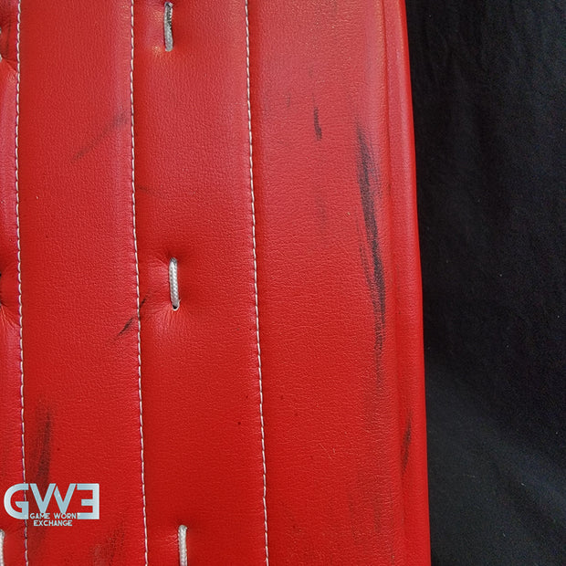 Ann-Renee Desbiens Game Used Goalie Pads 2024 Team Canada World Championship Gold Medal Winning Worn True Set Pads + Glove + Blocker Signed and Inscribed AS-03300