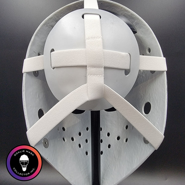 Bernie Parent Goalie Mask Unsigned Philadelphia "3 Emblems" GAME USED Edition Full Size Tribute