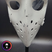 Bernie Parent Goalie Mask Unsigned Philadelphia "3 Emblems" GAME USED Edition Full Size Tribute