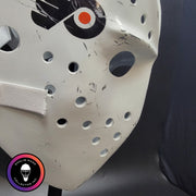 Bernie Parent Goalie Mask Unsigned Philadelphia "3 Emblems" GAME USED Edition Full Size Tribute