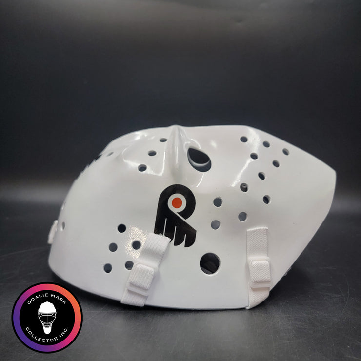 Bernie Parent Goalie Mask Unsigned Philadelphia "3 Emblems" PRISTINE Edition Full Size Tribute