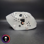 Bernie Parent Goalie Mask Unsigned Philadelphia "3 Emblems" PRISTINE Edition Full Size Tribute