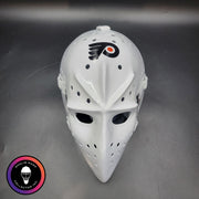 Bernie Parent Goalie Mask Unsigned Philadelphia "3 Emblems" PRISTINE Edition Full Size Tribute